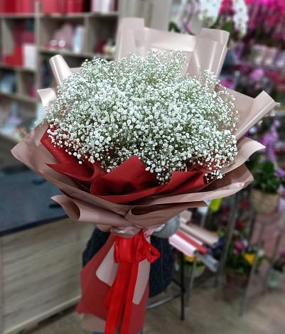 Букет цветов из: Гипсофила в Зеленоборске