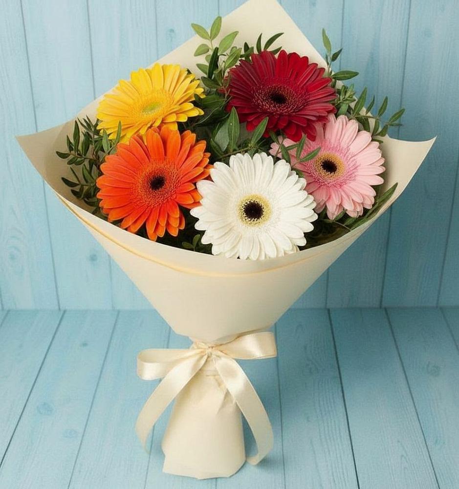 Букет цветов из: Герберы в Зеленоборске
