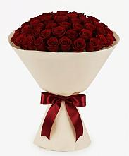 Букет 101 Бордовая роза Блэк Бакарра в Зеленоборске