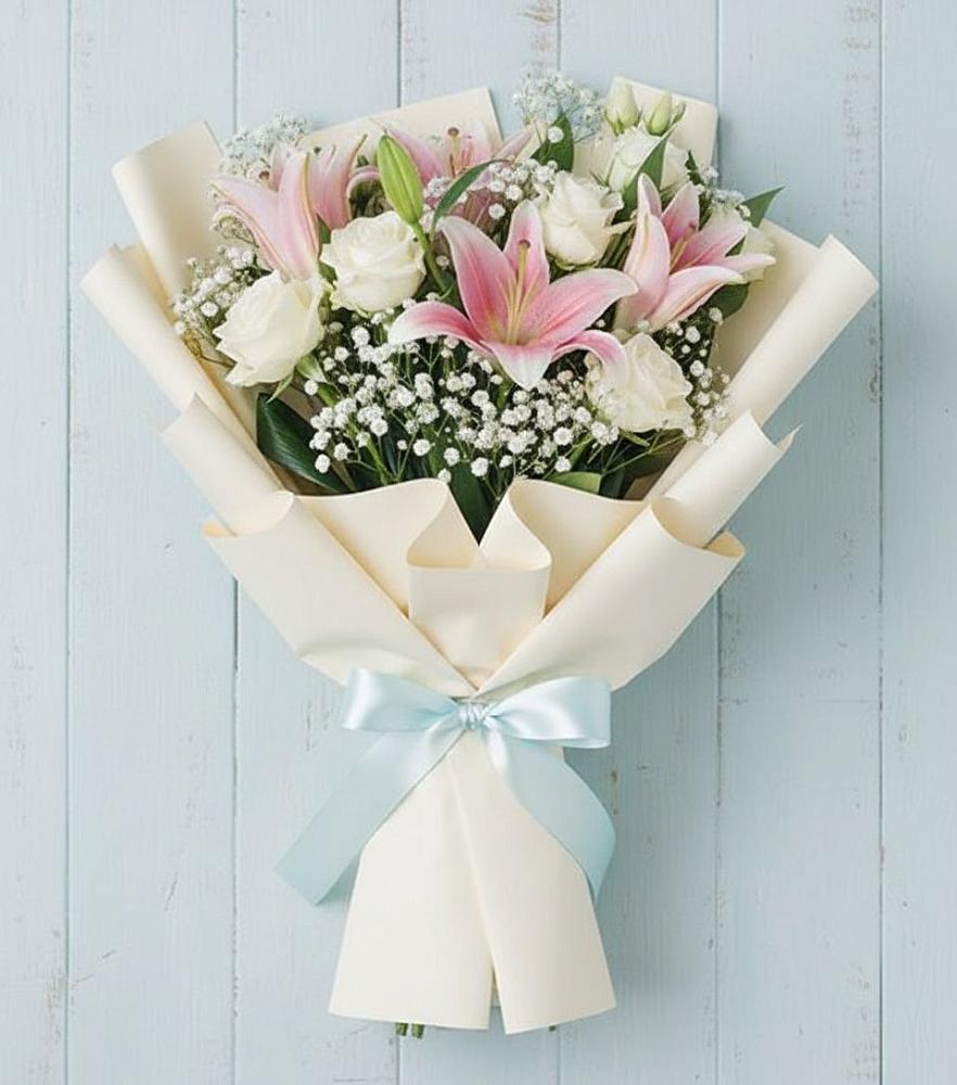 Букет цветов из: Лилии в Зеленоборске