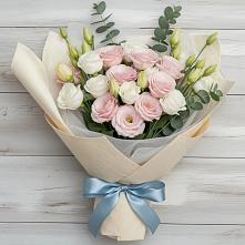 Букет цветов из:  Лизиантусы #REPLACE_PRED# Зеленоборске