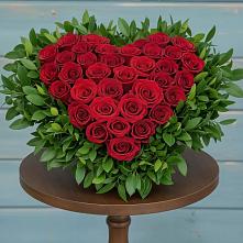 Цветочная композиция из Розы в виде сердца #REPLACE_PRED# Зеленоборске