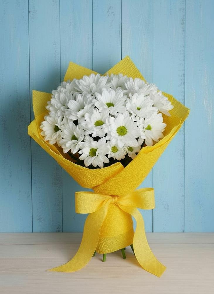 Букет цветов из: Хризантемы в Зеленоборске