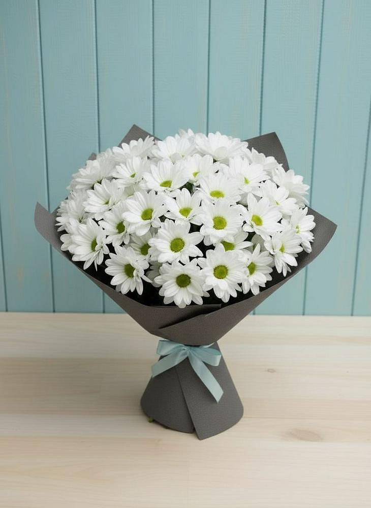 Букет цветов из: Хризантемы в Зеленоборске