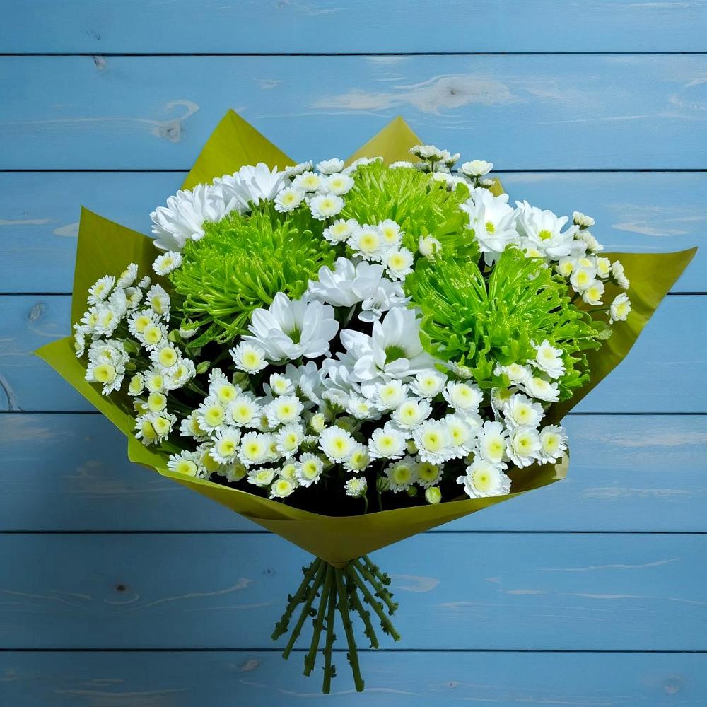Букет цветов из: Хризантемы в Зеленоборске