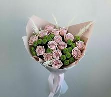 Букет цветов из:  Розы и Хризантемы в Зеленоборске