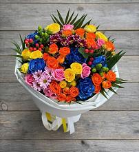 Букет цветов из:  Розы и Хризантемы #REPLACE_PRED# Зеленоборске