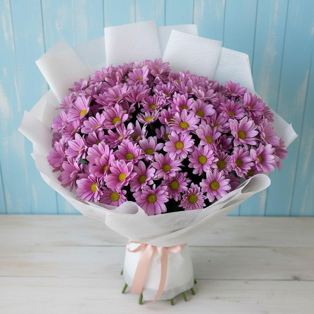 Букет цветов из: Хризантемы в Зеленоборске