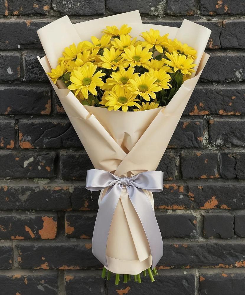 Букет цветов из: Хризантемы в Зеленоборске